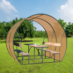 Pavėsinė Nida 3m bronzinė danga