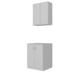 Vonios baldų komplektas Kalune Design Su, baltas