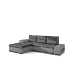 Kairinė kampinė sofa Eltap Ottavio, pilka
