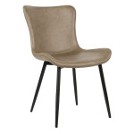 Kėdė Romi, ruda/juoda