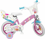 Vaikiškas dviratis Toimsa Children's Bike Toimsa Peppa Pig Pink 12", rožinis/baltas