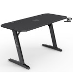 Reguliuojamas rašomasis stalas Sense 7, 140x60 cm, juodas