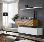 3-jų dalių sekcijos komplektas ASM Switch SB2 L, rudas/baltas