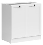 Virtuvinė spintelė Black Red White Junona Line, balta