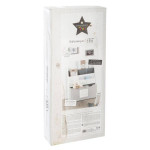 Biblioteka - ATMOSPHERA - Berniukas - Vaikas - Pilka - H 70 x L 62,5 x P 30 cm