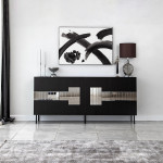 Konsolė Paris - Black, Fume