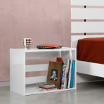 Naktinis staliukas Fuga - Shiny White