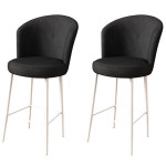 Baro kėdė (2 vienetai) Alte - Black, White