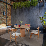 Valgomojo stalo ir kėdžių rinkinys (5 vienetai) Albero141