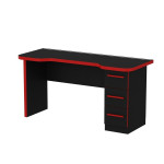 Kompiuterinių žaidimų stalas Hanah Home Phoenix 10, juodas/raudonas