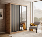 Spinta ADRK Furniture Delia 160, ruda