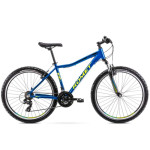 Dviratis Romet Rambler R6.1 JR 26" 2024 blue-green-black-17" / M
