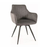 2-jų kėdžių komplektas Signal Meble Ballo Brego, pilkas