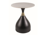 Kavos staliukas Signal Meble Virgo, juoda/auksinė