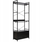 Pastatoma lentyna Signal Meble Rin C, juoda