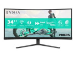 PHILIPS Evnia 3000 Curved 34M2C3500L 34" WQHD Fast VA 180Hz 300cd/m2 HDR10 0.5ms AMD FreeSync Premium