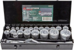 ROCKFORCE veržliarakčių RINKINYS 26 vnt. 3/4" 12 KAMPAS.