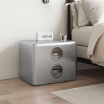 Aviator Žurnalinis staliukas su 2 stalčiais, lėktuvo stiliaus 