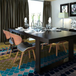 Valgomojo kėdės, 4vnt., išlenkta med. ir dirbt. oda