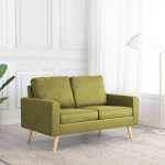 Dvivietė sofa, žalios spalvos, audinys