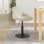 Valgomojo kėdė, kreminės spalvos, aksomas (335315)