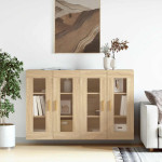 Prie sienos montuojamos spintelės, 2vnt., ąžuolo, mediena