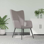 Poilsio kėdė, taupe spalvos, audinys