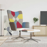 Poilsio kėdė su pakoja, audinys, skiautinio dizaino