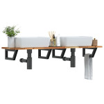 Lentyna praustuvui, plienas ir akacijos medienos masyvas