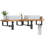 Lentyna praustuvui, plienas ir akacijos medienos masyvas