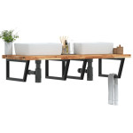 Lentyna praustuvui, plienas ir akacijos medienos masyvas