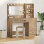 Makiažo stalas Ruda 78.5 x 41 x 135 cm Apdirbta mediena