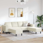 Sofos komplektas Kreminė Aksomas