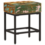 Šoninis staliukas, 40x30x51cm, perdirbtos medienos masyvas