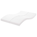 Poroloninis čiužinys, baltas, 120x210cm, 20ILD kietumo, 7 zonų