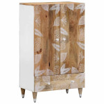 Highboard 60x33,5x100 cm Masyvo medžio mango