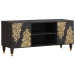 Televizoriaus spintelė su lentyna Juoda 105 x 33 x 46 cm