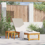 Saulės gultas Ruda 53 x 202 x 89cm Akacijos medienos masyvas