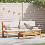 Saulės gultas Ruda 200 x 57 x 75cm Akacijos medienos masyvas