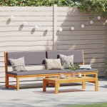 Saulės gultas Ruda 200 x 57 x 75cm Akacijos medienos masyvas