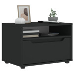 televizoriaus spintelė VISNES Juoda 60x40x38 cm