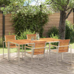 Valgomojostalas Ruda 180 x 90 x 75 cm Kietos akacijos mediena