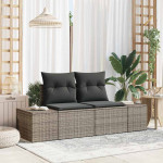 Sodo sofa Pilka 123 x 62 x 69cm poliratanas