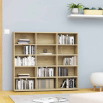 Spintelė kompaktiniams diskams, ąžuolo, 100x23x89,5cm, mediena