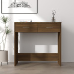 Rašomasis stalas, ruda ąžuolo, 80x40x75cm, apdirbta mediena