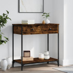 Kavos staliukas, dūminio ąžuolo, 75x34,5x75cm, apdirbta mediena