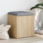 Suoliukas daiktadėžei, sonoma ąžuolo spalvos, 42x42x45cm, inžinerinė mediena