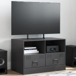 Televizoriaus spintelė, juoda, 67x39x44cm, plienas