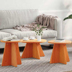 Kavos staliukas 3 pcs Vaško ruda