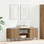 Plokštelių spintelė Amatininkų ąžuolas 121 x 38 x 48 cm